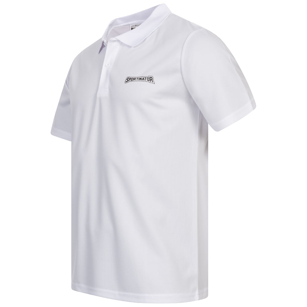 SPORTINATOR Essentials Men Training Polo Shirt white