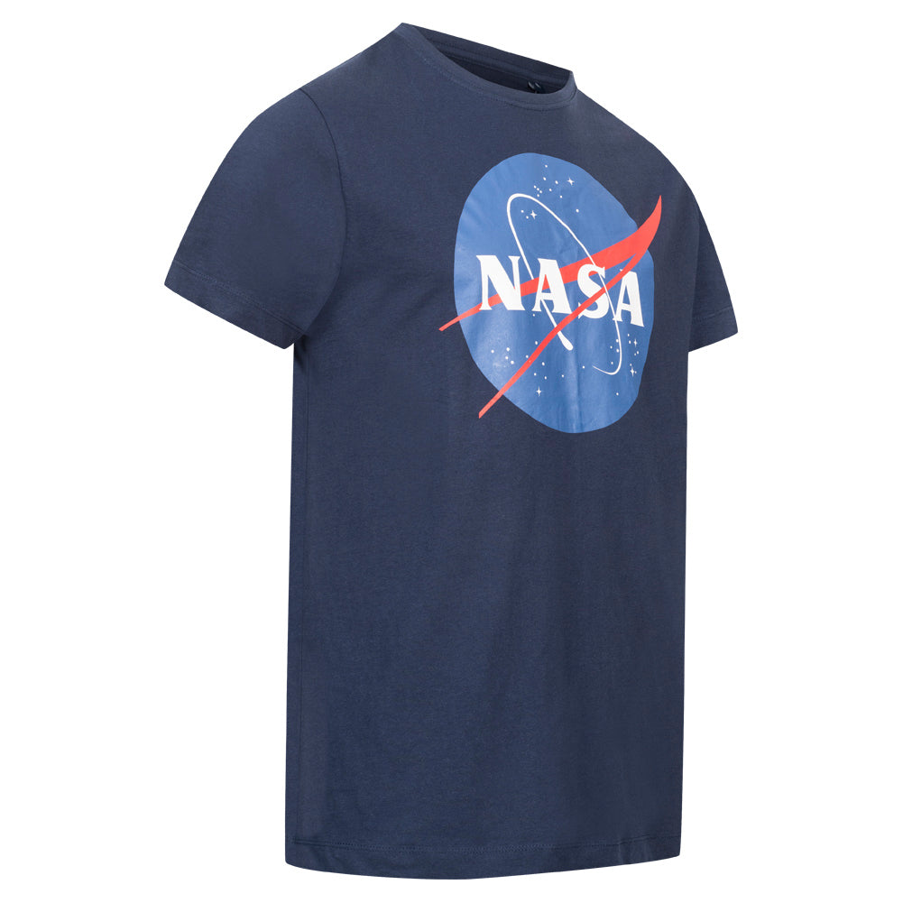 NASA Circle Logo Herren T-Shirt TMMTS007NVY