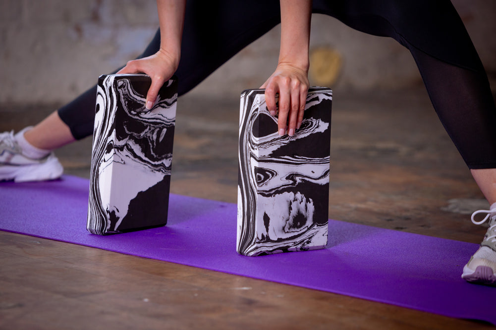 Urban Fitness Marbled Yoga Block UFM207
