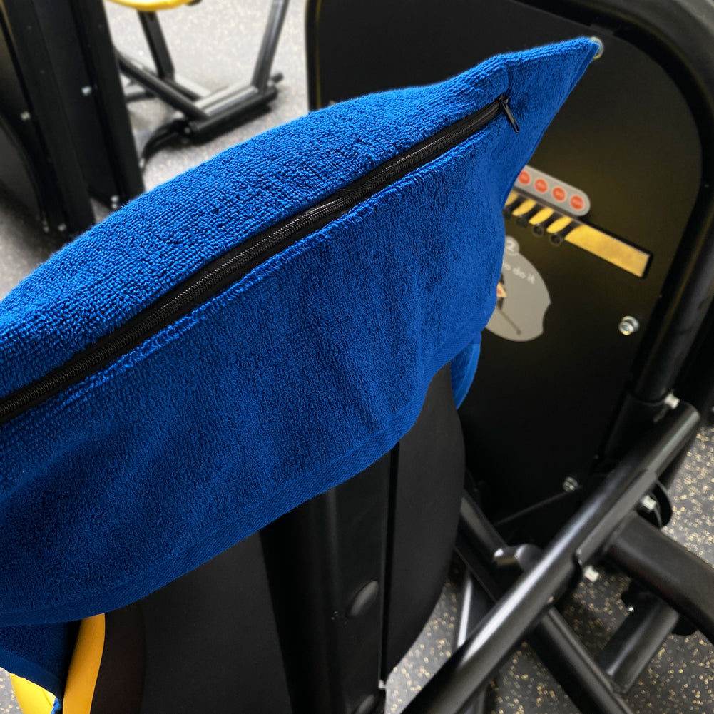 JELEX "100FIT" Fitness Towel with Zipped Pocket royal blue