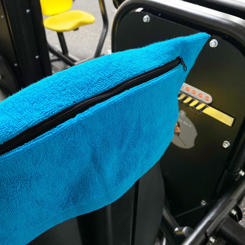 JELEX "100FIT" Fitness Towel with Zipped Pocket turquoise